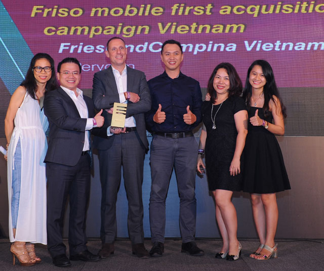 Nhãn hàng Friso nhận 2 giải thuộc hạng mục Quảng cáo tự động (Programmatic) và Xây dựng quan hệ khách hàng (Relationship Building and CRM)