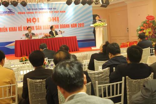 Hội nghị triển khai kế hoạch sản xuất kinh doanh năm 2017 của Tổng công ty Đường sắt Việt Nam (VNR)