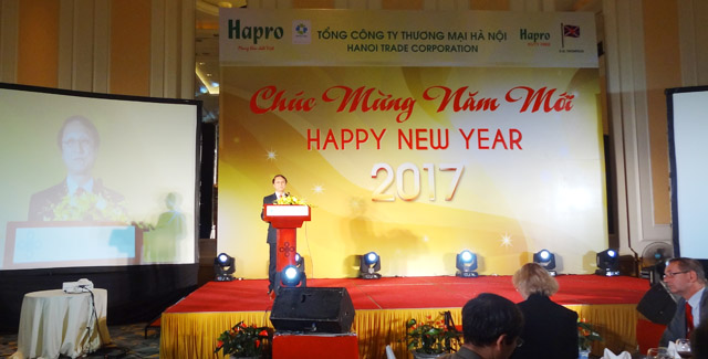 Ông Nguyễn Hữu Thắng, Chủ tịch Hội đồng thành viên Harpo phát biểu tại Hội nghị