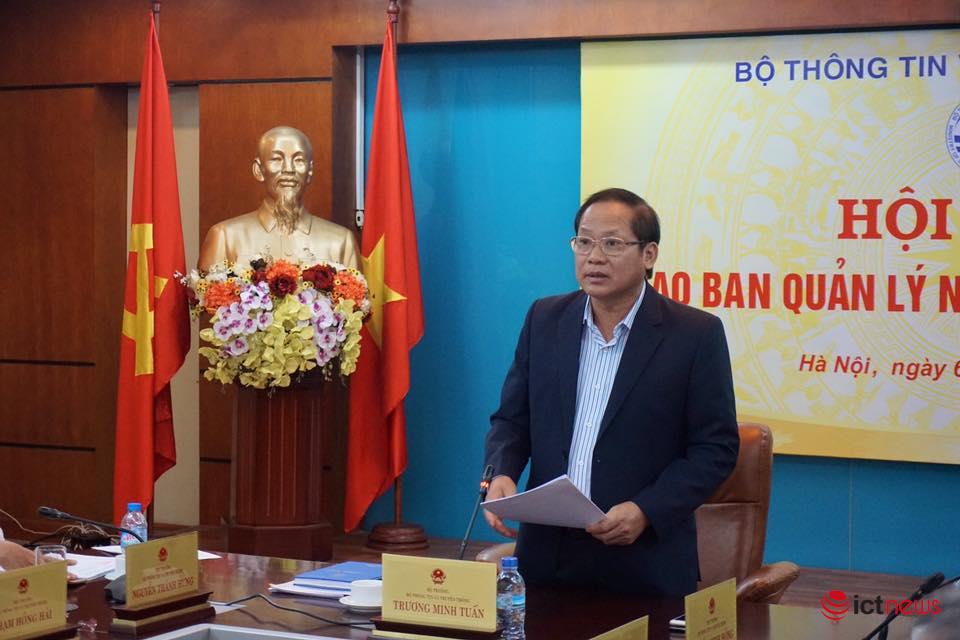 Bộ trưởng Bộ TT&TT Trương Minh Tuấn. Ảnh: Việt Hải