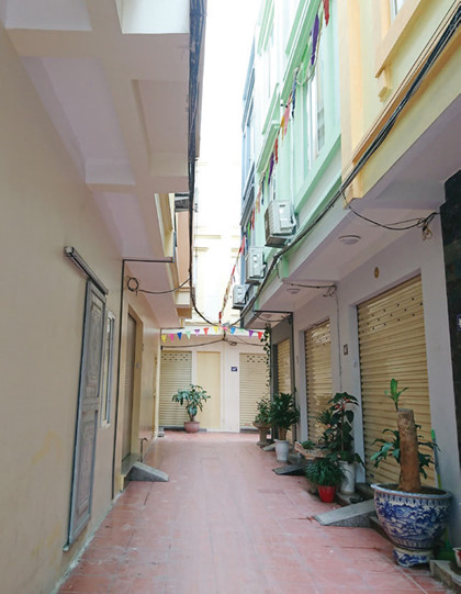  Một dãy nhà nguyên căn được đưa vào sử dụng tại đường Ngô Gia Tự, quận Hải An