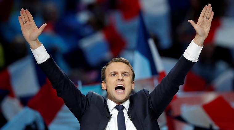Emmanuel Macron, 39 tuổi, là lãnh đạo đảng Tiến lên (En Marche) vừa chiến thắng trong cuộc bầu cử tổng thống Pháp