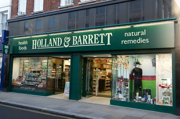 Một cửa hàng của Holland & Barrett. Nguồn: retailtimes.co.uk