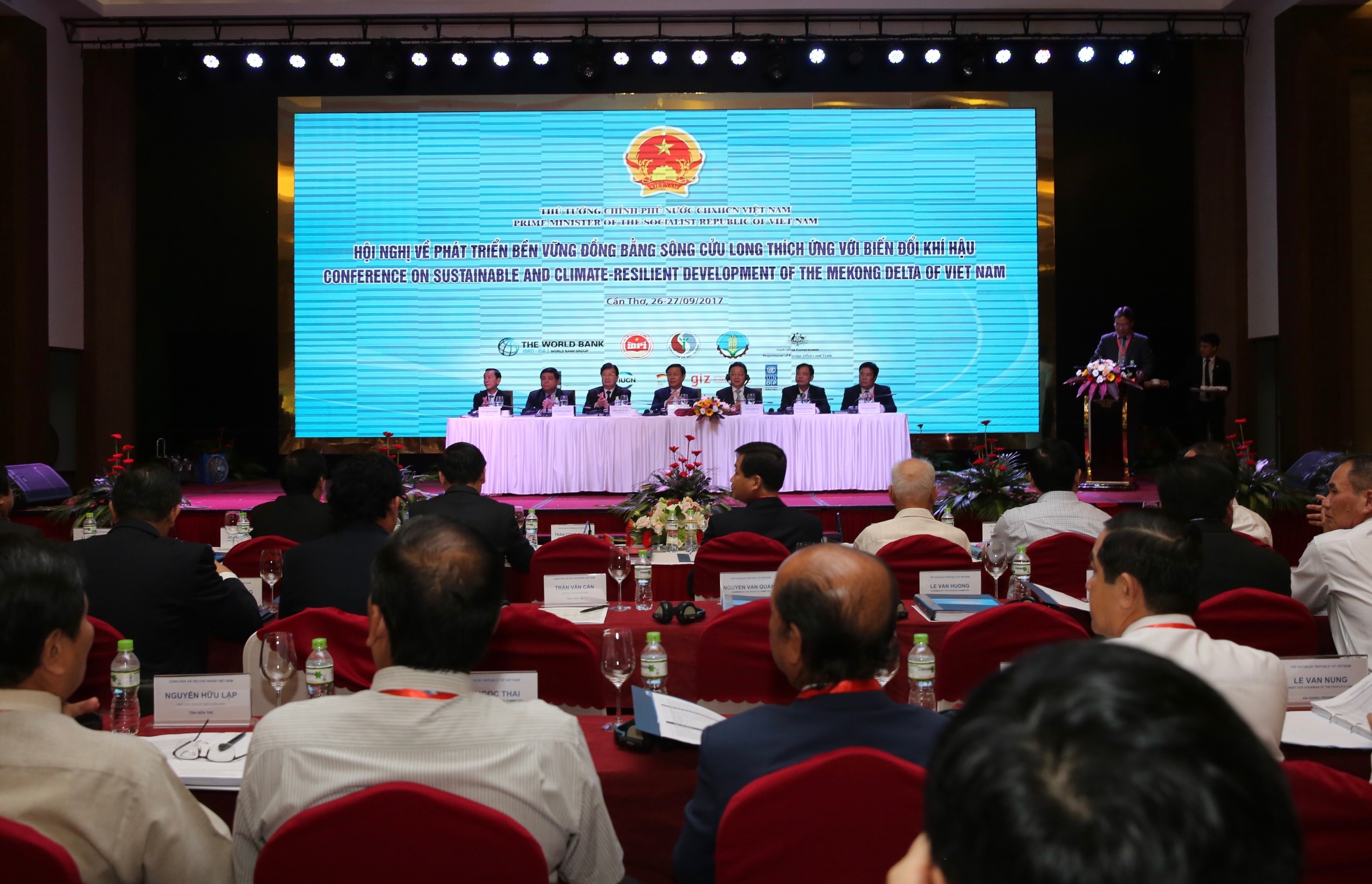 Hội nghị của Thủ tướng Chính phủ về phát triển bền vững ĐBSCL. Ảnh: VGP/Xuân Tuyến 