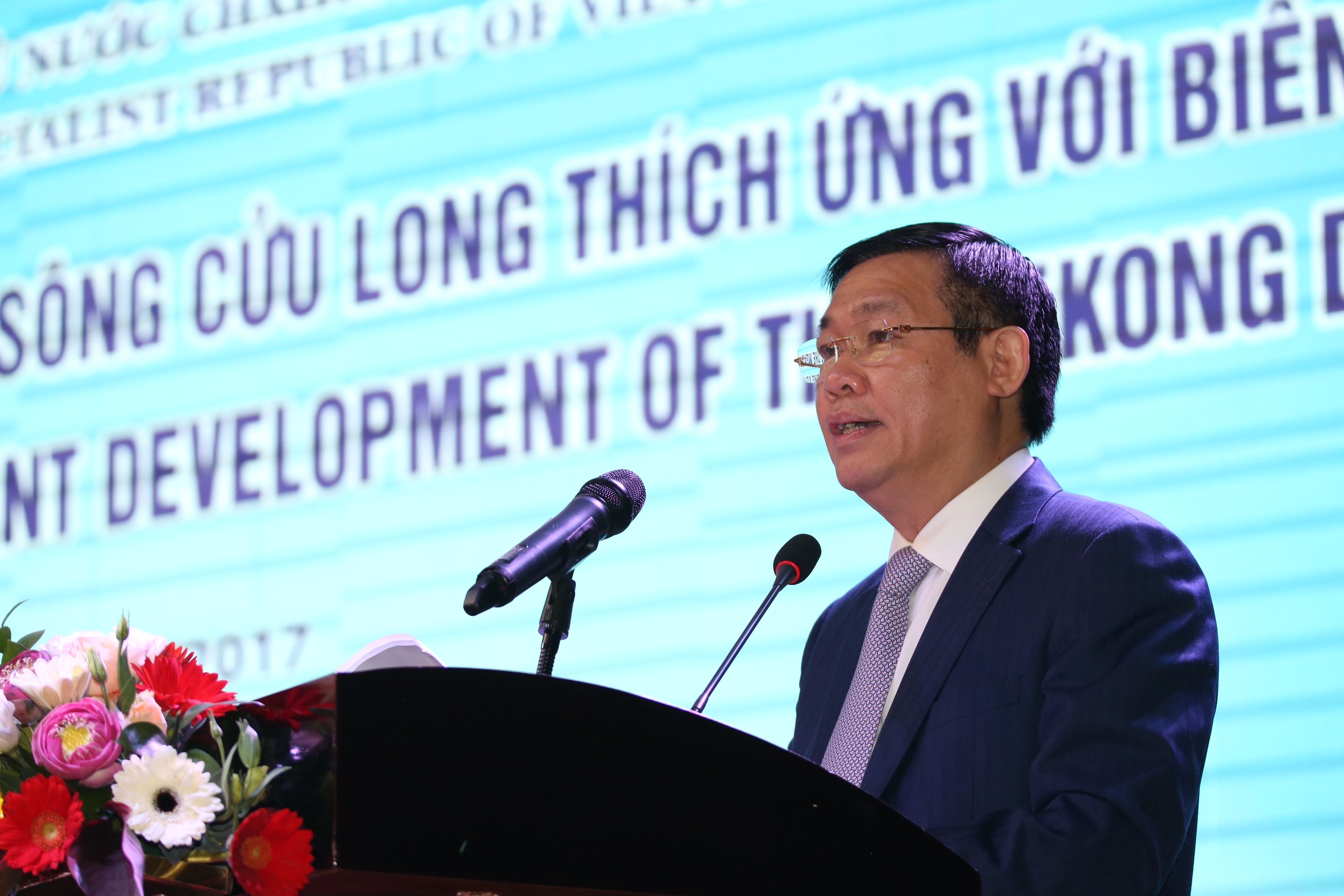 Phó Thủ tướng Vương Đình Huệ, Trưởng Ban Chỉ đạo Tây Nam Bộ phát biểu tại hội nghị. Ảnh: VGP/Xuân Tuyến 