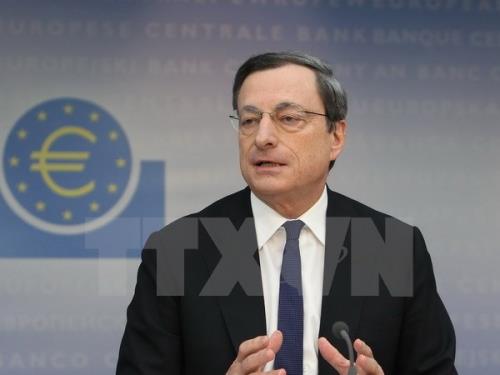 Chủ tịch ngân hàng Trung ương châu Âu (ECB) Mario Draghi. Ảnh: TTXVN