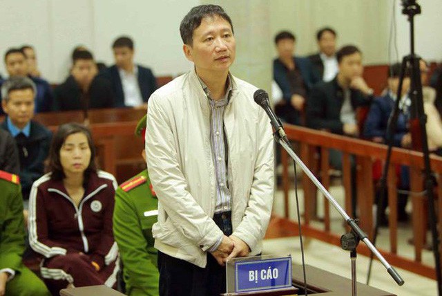 Bị cáo Trịnh Xuân Thanh trước tòa