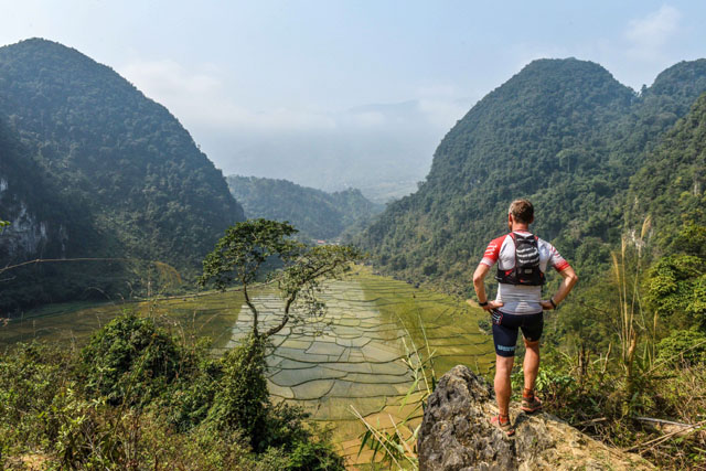 Một trong những khung cảnh ấn tượng dọc cung đường chạy Vietnam Jungle Marathon 2018