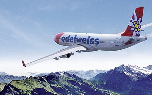  Hãng hàng không du lịch nghỉ dưỡng Edelweiss (Thụy Sĩ) công bố mở đường bay thẳng giữa TP HCM và Zurich. (Ảnh: AirlinesGalaxy)
