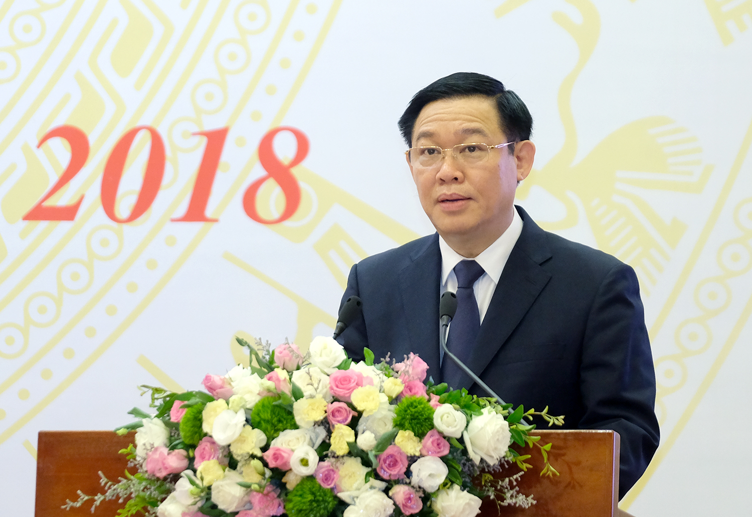  Phó Thủ tướng Vương Đình Huệ phát biểu tại Hội nghị. Ảnh: VGP/Quang Hiếu