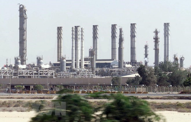 Toàn cảnh một nhà máy lọc dầu ở cảng Jubail, Saudi Arabia. (Nguồn: AFP/TTXVN)