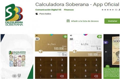  Ứng dụng Calculadora Soberana giúp người Venezuela đổi tiền