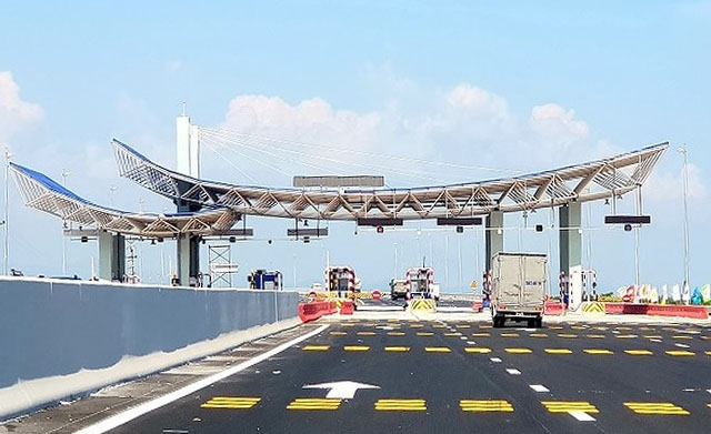 Cầu Bạch Đằng nối Quảng Ninh với Hải Phòng dự kiến thu phí từ ngày 1/10 tới đây. Nguồn ảnh: An ninh Thủ đô