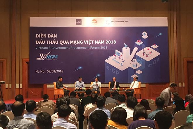 Diễn đàn Đấu thầu qua mạng Việt Nam 2018 diễn ra tại Hà Nội hôm nay (8/8)