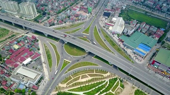 Nút giao thông trung tâm quận Long Biên là 1 trong các Dự án BT đã hoàn thành tại Hà Nội