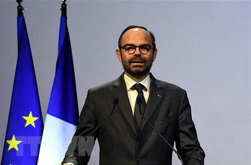 Thủ tướng Cộng hòa Pháp Édouard Philippe. Ảnh: AFP/TTXVN
