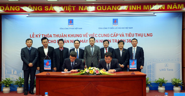 Lễ ký kết thỏa thuận khung về việc cung cấp và tiêu thụ LNG cho nhà máy điện Nhơn Trạch 3 và 4