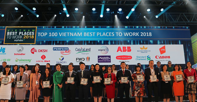 Dai-ichi Life Việt Nam được vinh danh trong Top 100 “Nơi làm việc tốt nhất Việt Nam” năm 2018 