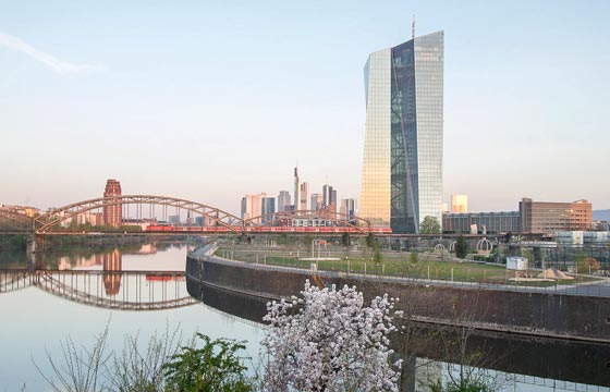 Trụ sở ECB tại Frankfurt am Main (Đức)