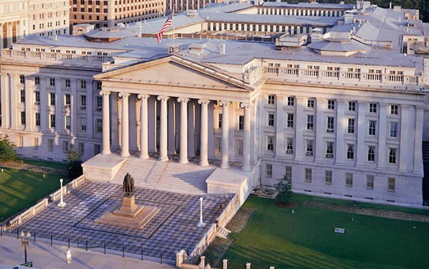 Trụ sở Bộ tài chính Mỹ ở Washington DC (Mỹ)