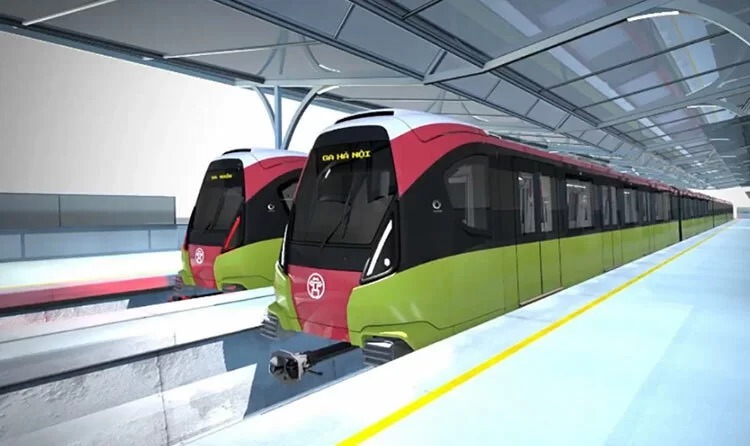  Hình dáng, màu sắc của đoàn tàu Metro Nhổn - ga Hà Nội trong tương lai