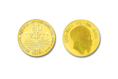  Đồng tiền 20 Việt phiên bản 2019. Ảnh: VT