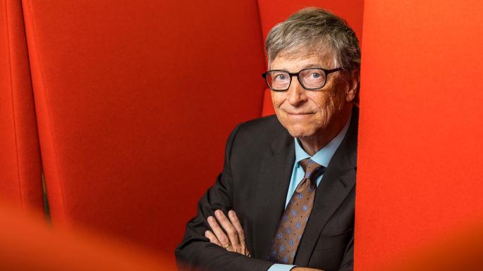 Đồng sáng lập Microsoft Bill Gates trong cuộc phỏng vấn với Bloomberg. Ảnh: Bloomberg