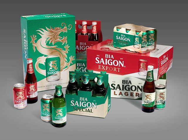 SABECO hiện đang làm việc chặt chẽ với Bộ Công Thương nhằm ngăn chặn thông tin sai sự thật về công ty và thương hiệu Bia Sài Gòn - sản phẩm thế mạnh của SABECO. Ảnh minh hoạ: Sản phẩm Bia Sài Gòn với nhận diện thương hiệu mới