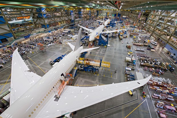 Tập đoàn Boeing của Mỹ chịu ảnh hưởng lớn. (Ảnh: Fortune)