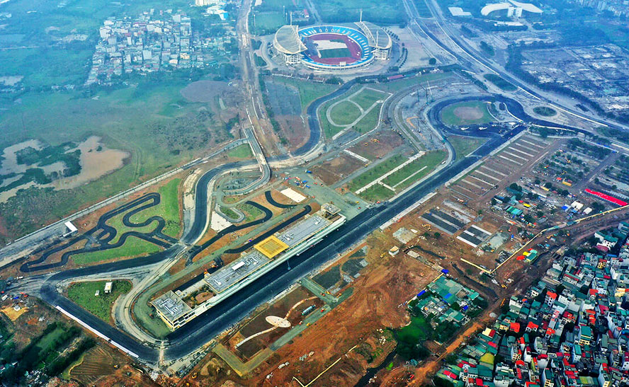 Đường đua F1 Hà Nội - một Dự án bị ảnh hưởng của Tập đoàn Vingroup