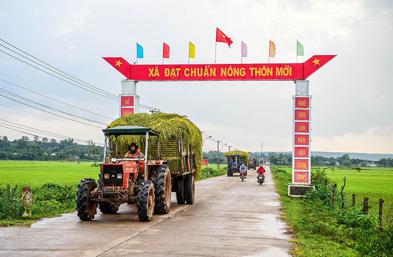 Xây dựng nông thôn mới, bộ mặt xã Đoàn Kết, thành phố Kon Tum thay đổi tích cực trên tất cả các lĩnh vực. Ảnh: Đức Thành/baokontum.com.vn