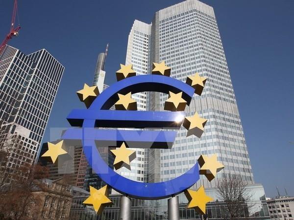 Trụ sở của ngân hàng Trung ương châu Âu tại thành phố Frankfurt am Main, miền trung Đức. Ảnh: AFP/TTXVN