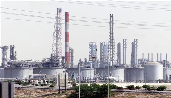 Toàn cảnh một cơ sở lọc dầu ở cảng Jubail, Saudi Arabia. Ảnh: AFP/TTXVN
