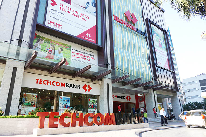 Cổ phiếu Techcombank được niêm yết trên Sàn giao dịch chứng khoán Thành phố Hồ Chí Minh (HoSE) với mã giao dịch TCB