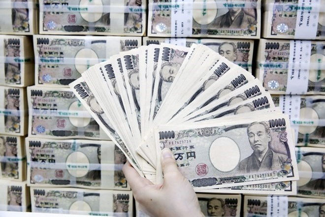 Đồng yen Nhật Bản. Ảnh: AFP/TTXVN