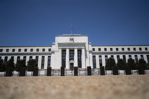 Trụ sở ngân hàng Dự trữ Liên bang Mỹ (Fed) tại Washington, D.C., Mỹ. Ảnh: THX/TTXVN