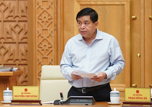 Bộ trưởng Bộ Kế hoạch và Đầu tư Nguyễn Chí Dũng. Ảnh: VGP/Quang Hiếu