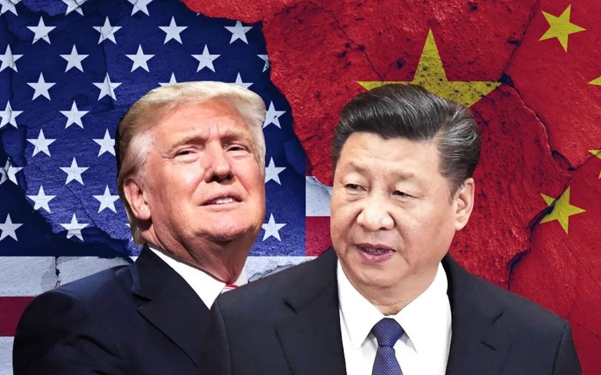 Tổng thống Mỹ Donald Trump và Chủ tịch Trung Quốc Tập Cận Bình. Ảnh ghép: AFP