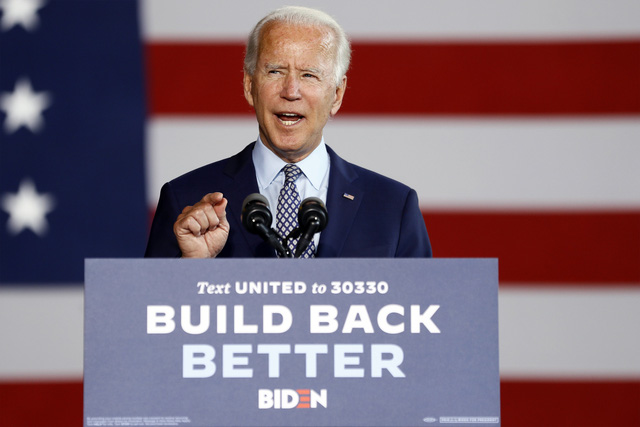 Ông Biden tranh cử với khẩu hiệu 