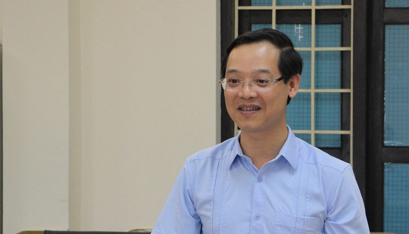 Ông Trương Anh Dũng, Tổng Cục trưởng Tổng cục Giáo dục nghề nghiệp phát biểu tại buổi làm việc