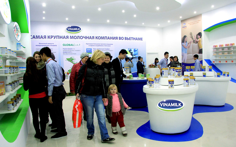 Từ năm 2015, Vinamilk đã xúc tiến các hoạt động giới thiệu sản phẩm tại thị trường Nga