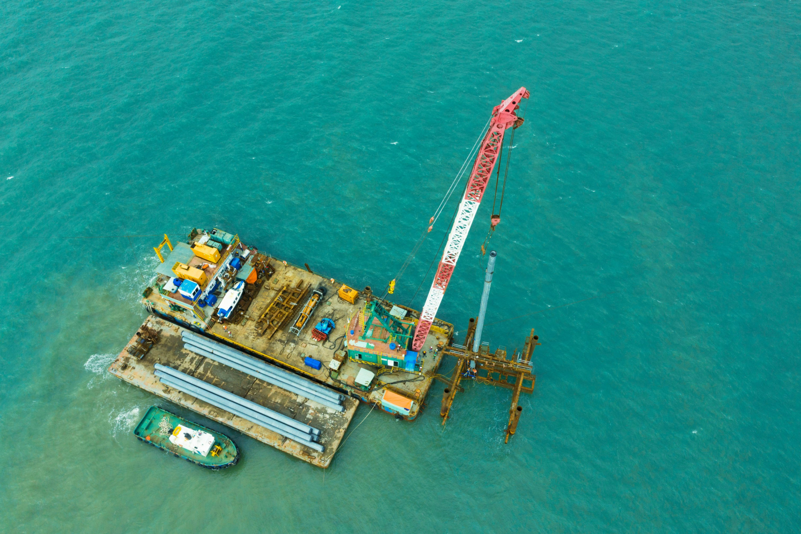 Dự án điện gió gần bờ Trà Vinh V1.3 (48 MW) do FECON triển khai thi công.