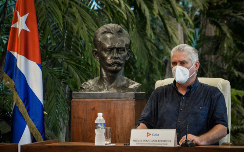 Chủ tịch Cuba Miguel Diaz-Canel. Ảnh: GRANMA