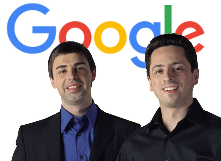  Chú thích ảnh Các ông Larry Page (trái) và Sergey Brin. (Ảnh: investment.ceo)
