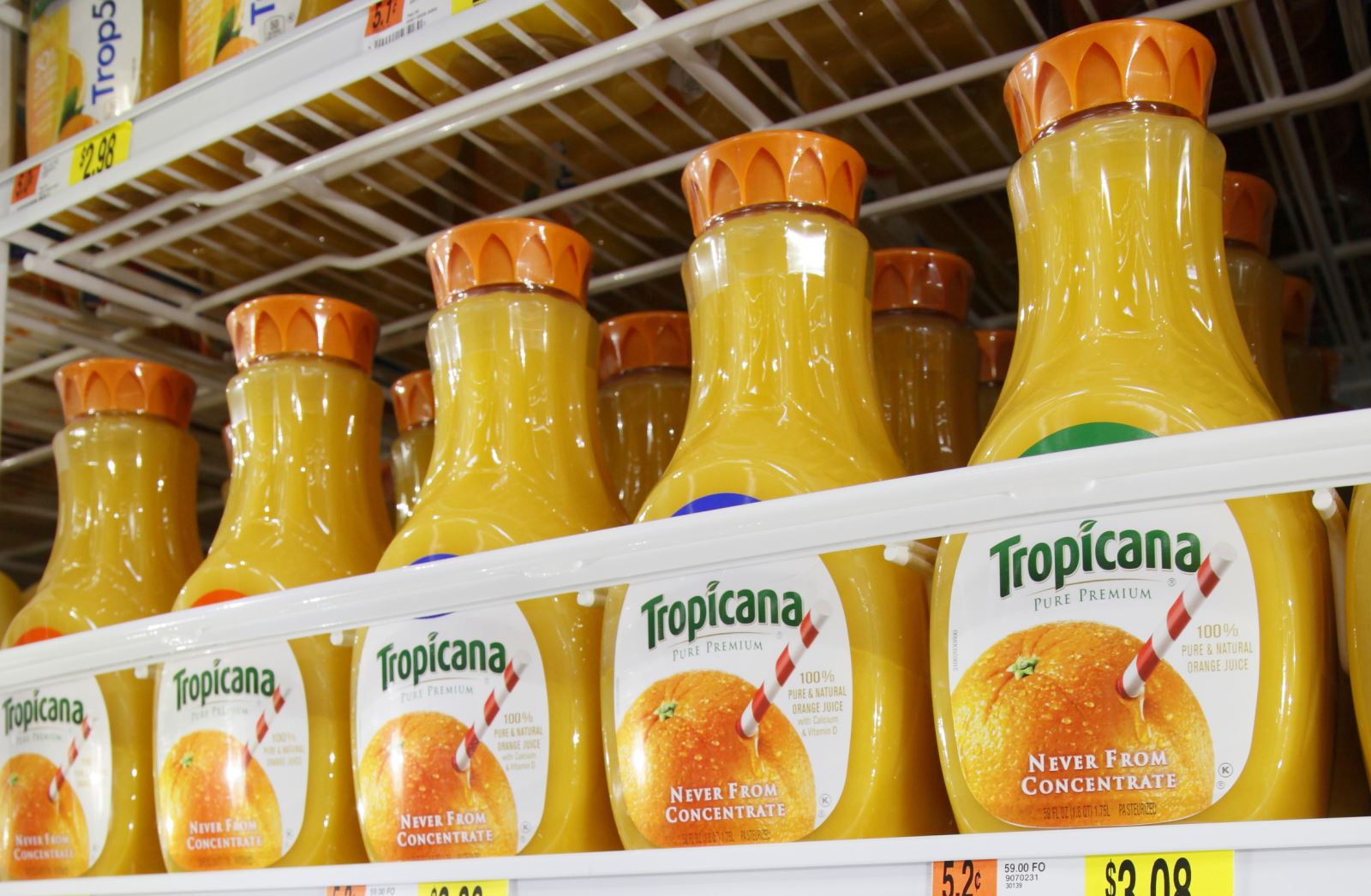 PepsiCo đã mua nhà sản xuất nước ép cam Tropicana vào năm 1998 với giá khoảng 3,3 tỷ USD. Ảnh: Reuters\TTXVN