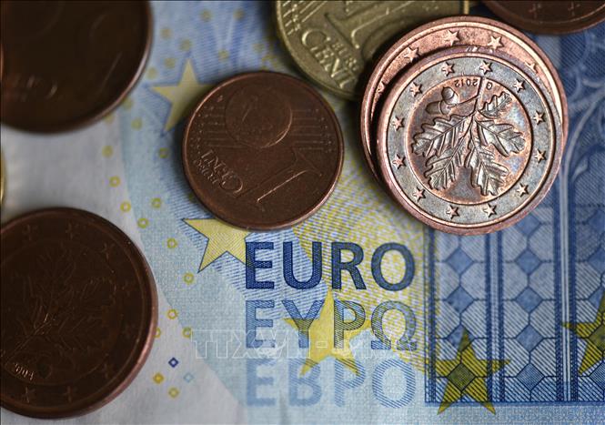 Đồng Euro tại Dortmund, miền Tây Đức. Ảnh tư liệu: AFP/TTXVN