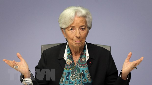 Chủ tịch ngân hàng Trung ương châu Âu (ECB) Christine Lagarde. Ảnh: TTXVN