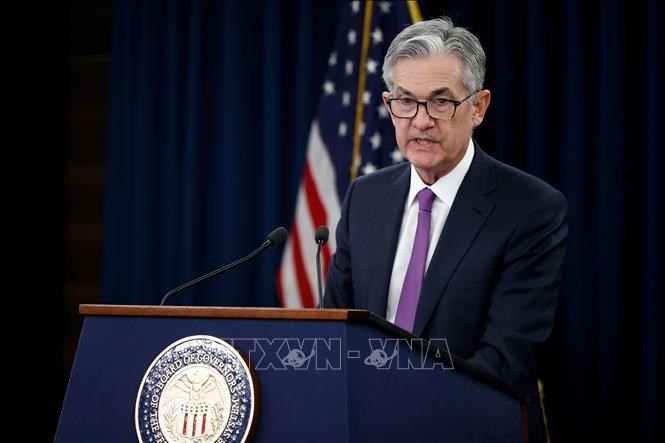 Ông Jerome Powell sẽ tiếp tục giữ chức Chủ tịch Cục Dự trữ Liên bang Mỹ (Fed) trong nhiệm kỳ thứ hai. Ảnh: AFP/TTXVN