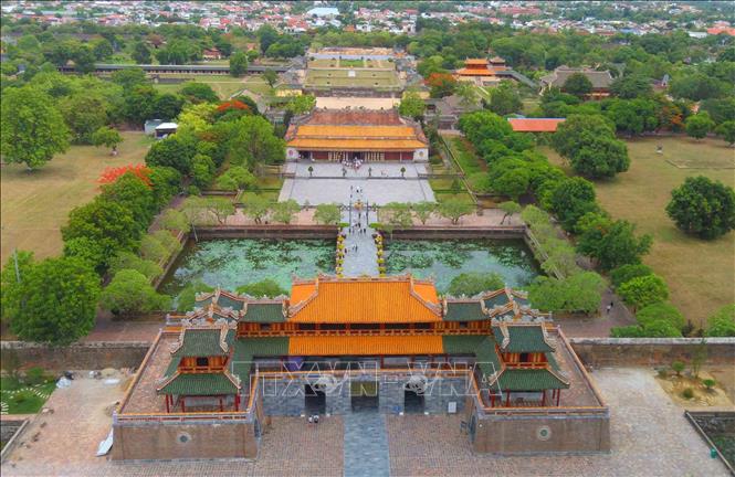 Kinh thành Huế là một trong số các di tích thuộc cụm Quần thể di tích Cố đô Huế được UNESCO công nhận là Di sản Văn hóa Thế giới. Ảnh: Nhật Anh/TTXVN