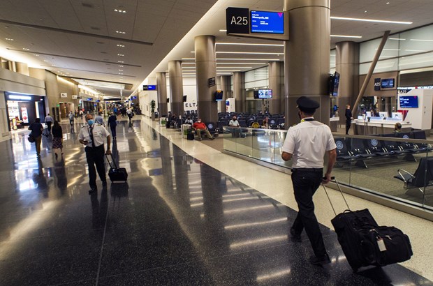 Khu vực chờ sân bay quốc tế Salt Lake City. (Nguồn: sltrib)